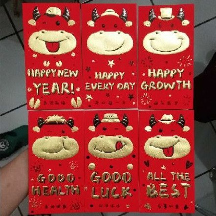 

Kertas Angpao Imlek Kerbau Emas Wish