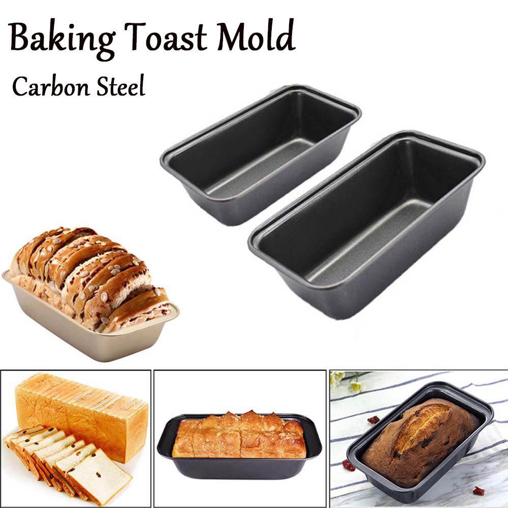 【 ELEGANT 】 Cetakan Kue Roti Non Stick Baja Karbon KitchenTools Persegi Panjang Loaf Bakeware