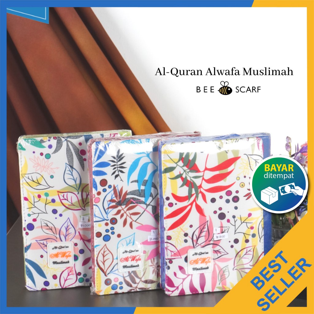 [Ready Siap Kirim] Al-Quran Sampul Cantik Resleting | AlQuran Alwafa Muslimah | Alquran Wanita Musli