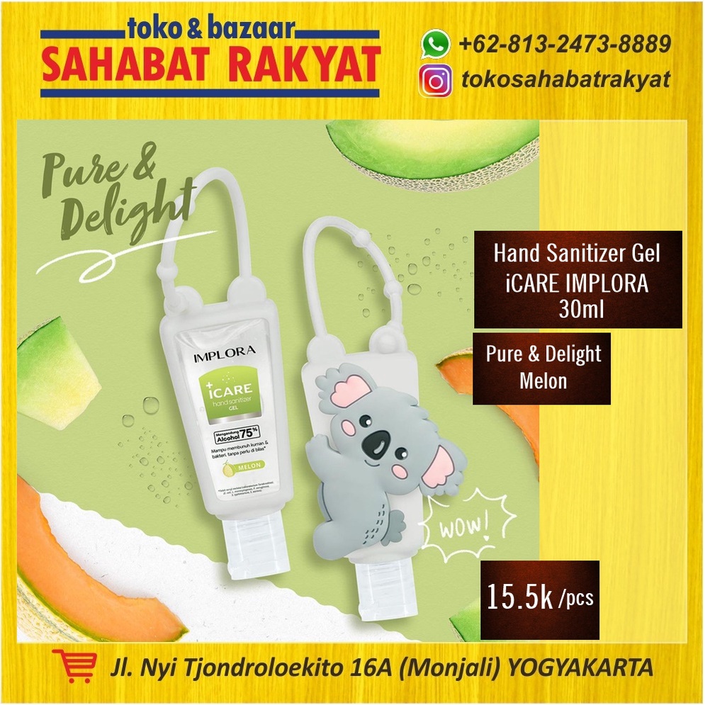 Gantungan Hand Sanitizer/Gel Sanitizer IMPLORA 30ml