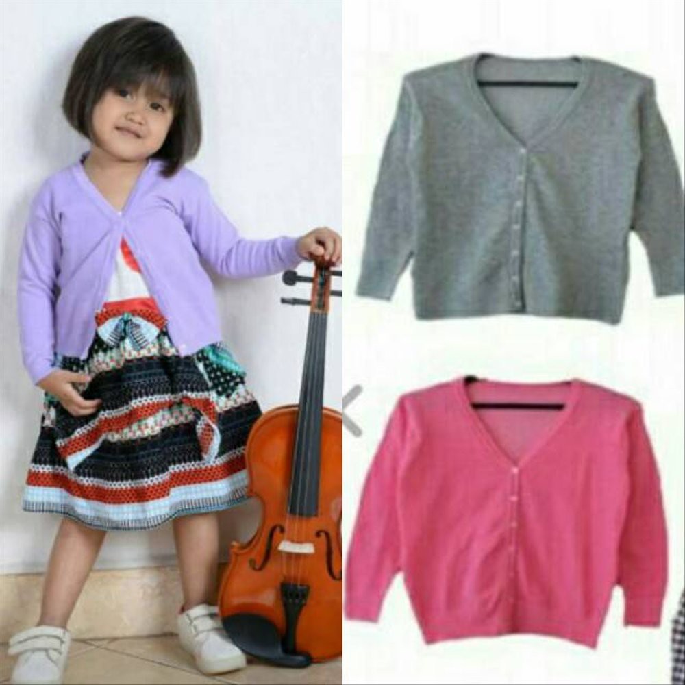 KARDIGAN ANAK RAJUT /ATASAN RAJUT ANAK SPANDEX/ BE LOVE KIDS CARDY