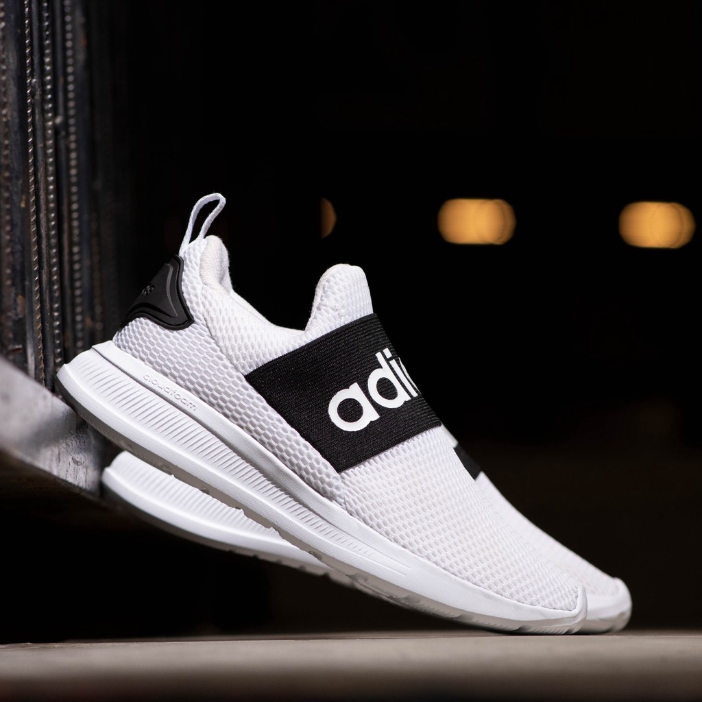 SEPATU PRIA SLIP ON ADIDAS  ADAPT 4.0 WHITE BLACK ORIGINAL