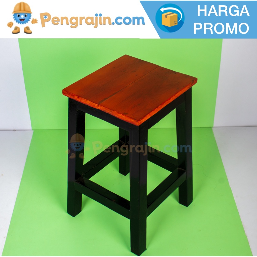 Kursi Kayu Kotak Bangku Minimalis - Pengrajin.com