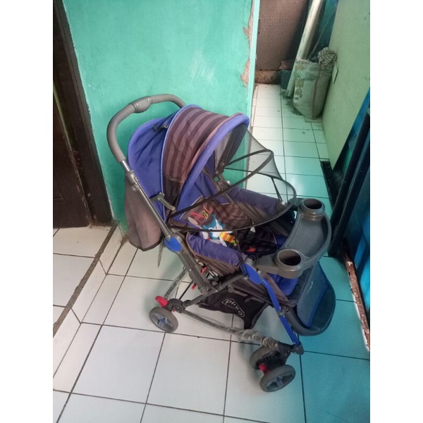 stroller pliko grande preloved second