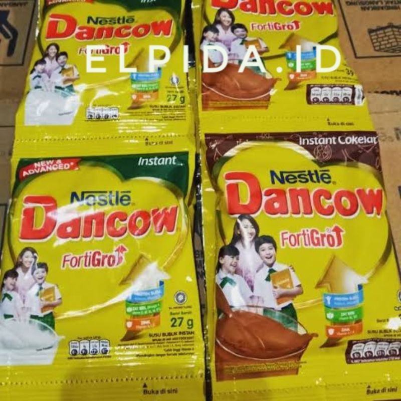 

DANCOW FORTIGRO COKLAT DAN VANILLA SACHET 27g| HARGA ECERAN MURAH