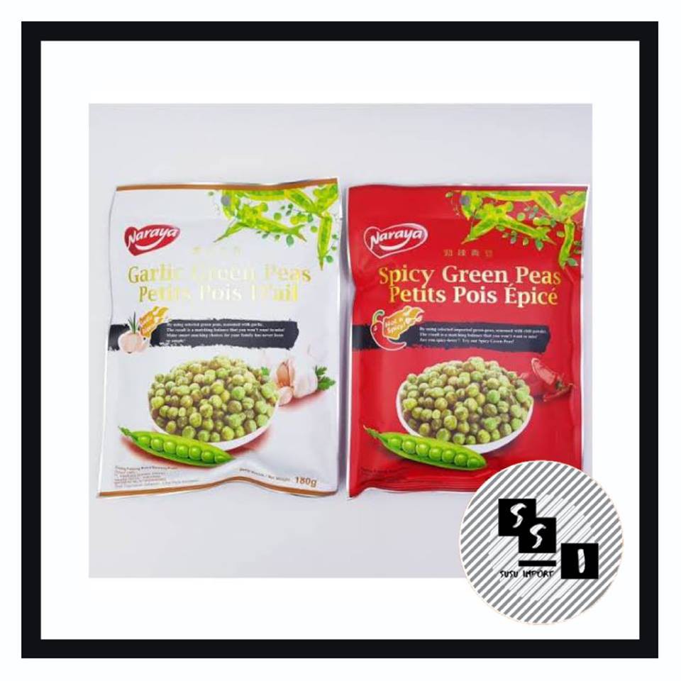 

Naraya spicy green peas/ Garlic green peas/ kacang polong/ kacang 180g