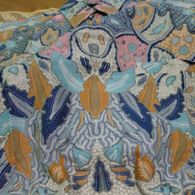 Kemeja Batik Prabu Bahan Katun Baturaden Reguler Fit B110