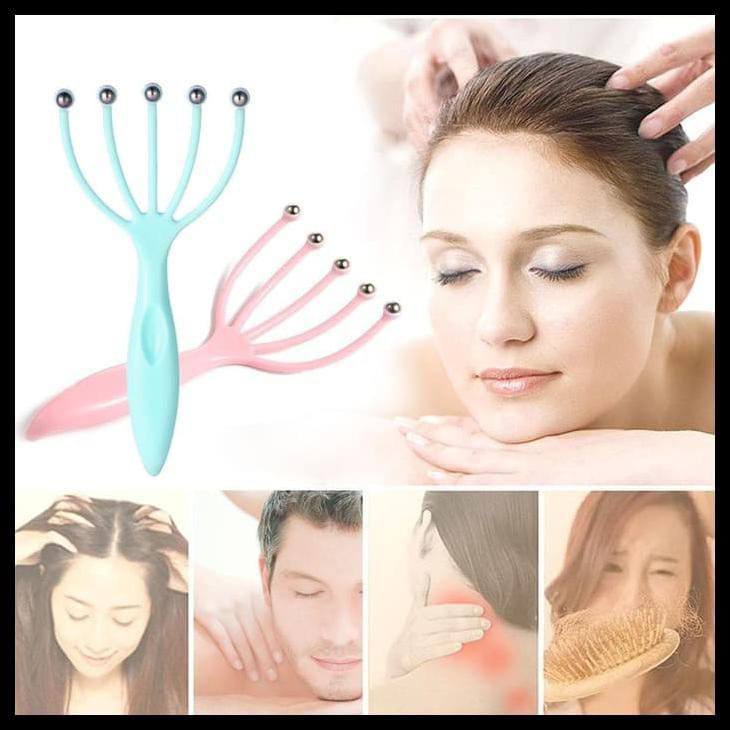 JT - Head Spa Massager Scalp Refleksi Pemijat Kepala | Alat Pijat Kepala Bokoma Refleksi / ALAT PIJAT KEPALA RELAKSASI KEPALA ALAT TERAPI KESEHATAN KULIT KEPALA ALAT PIJIT HEAD SPA MASSAGER