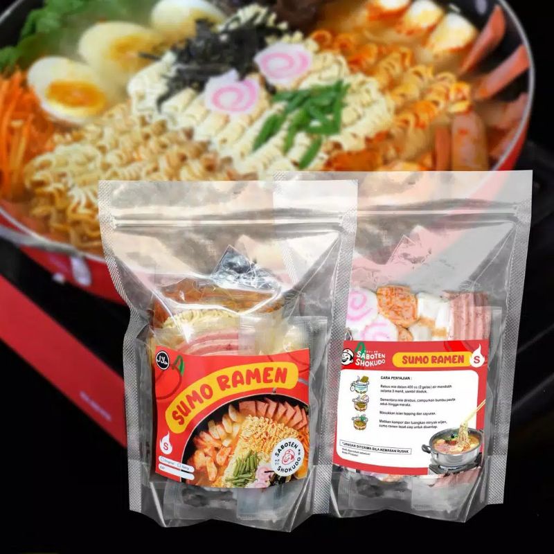 

Sumo Ramen Saboten Shokudo | Ramen Instan Halal Siap Masak