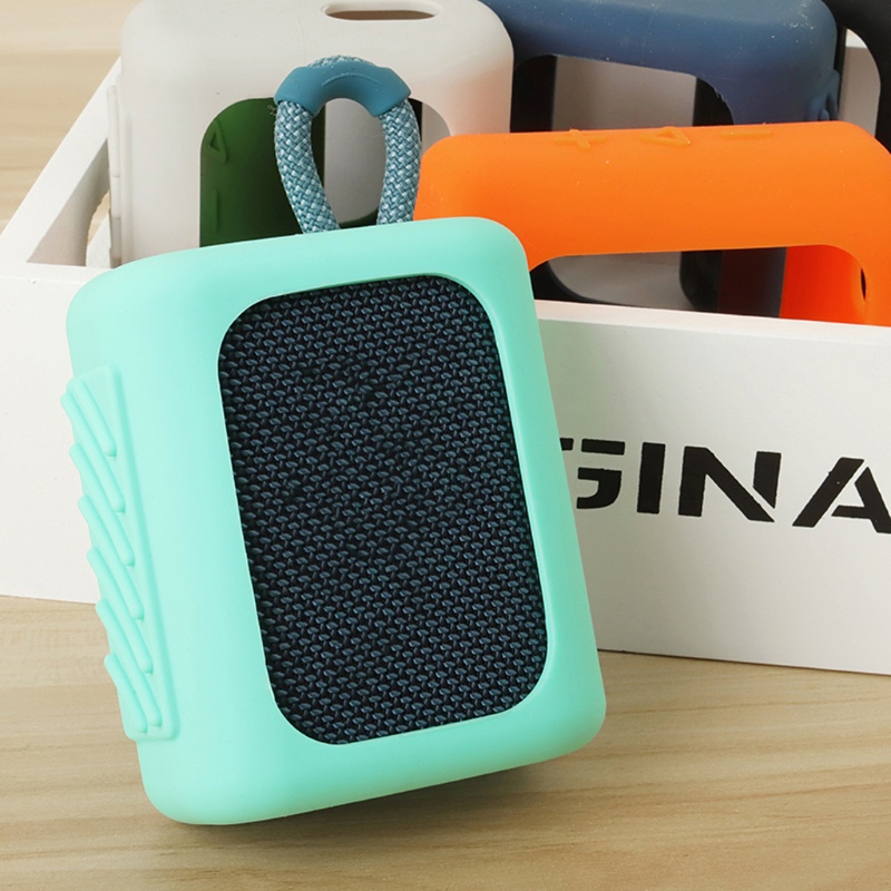 Case Penyimpanan Speaker GO 3 Bahan Silikon Tahan Banting Aneka Warna Untuk Travel