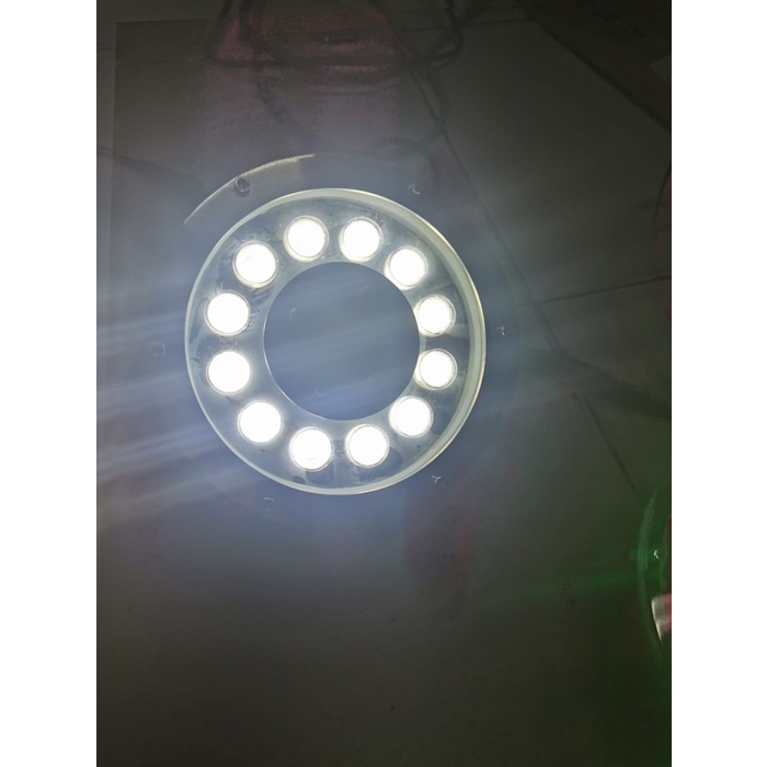 Lampu led kolam air mancur 12w 12v rgb