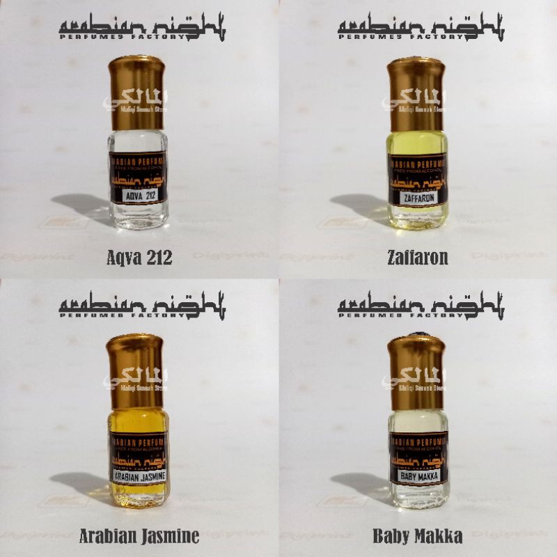 Parfum Arab Arabian Night 3ml 100% Original