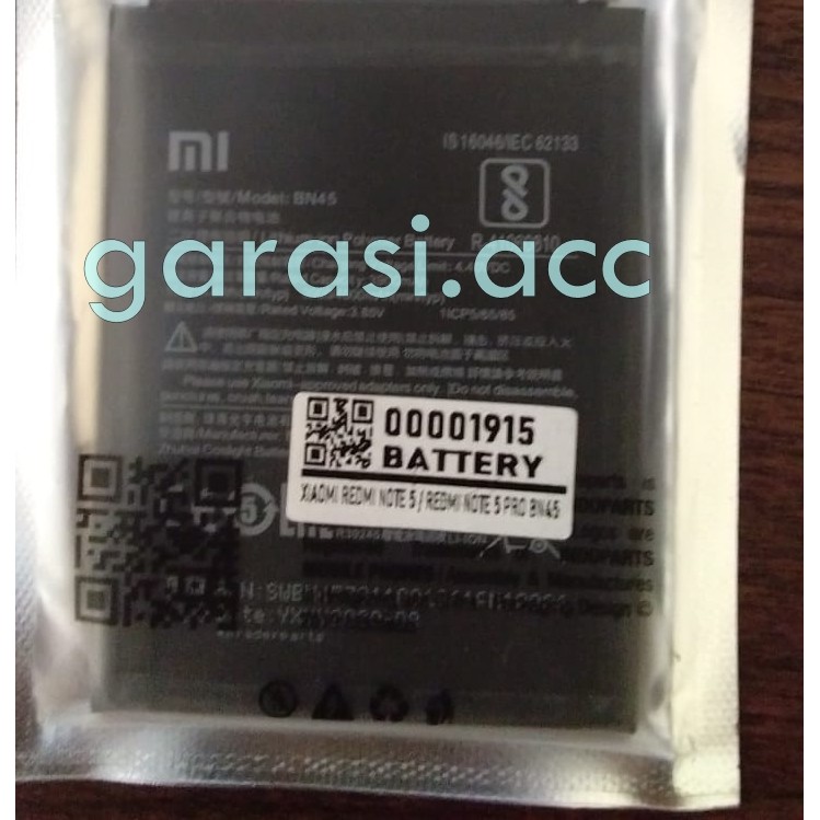 Batre Xiaomi Redmi Note 5 / Note 5 Pro BN45