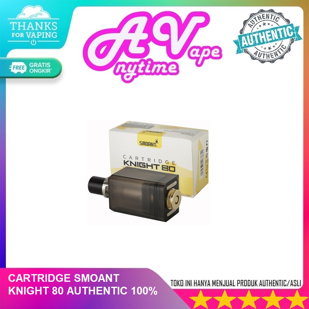 CARTRIDGE SMOANT KNIGHT 80 TERMASUK COIL AUTHENTIC