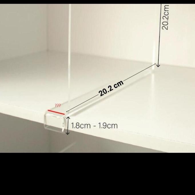 Partisi Sekat Pembatas Meja Akrilik Divider