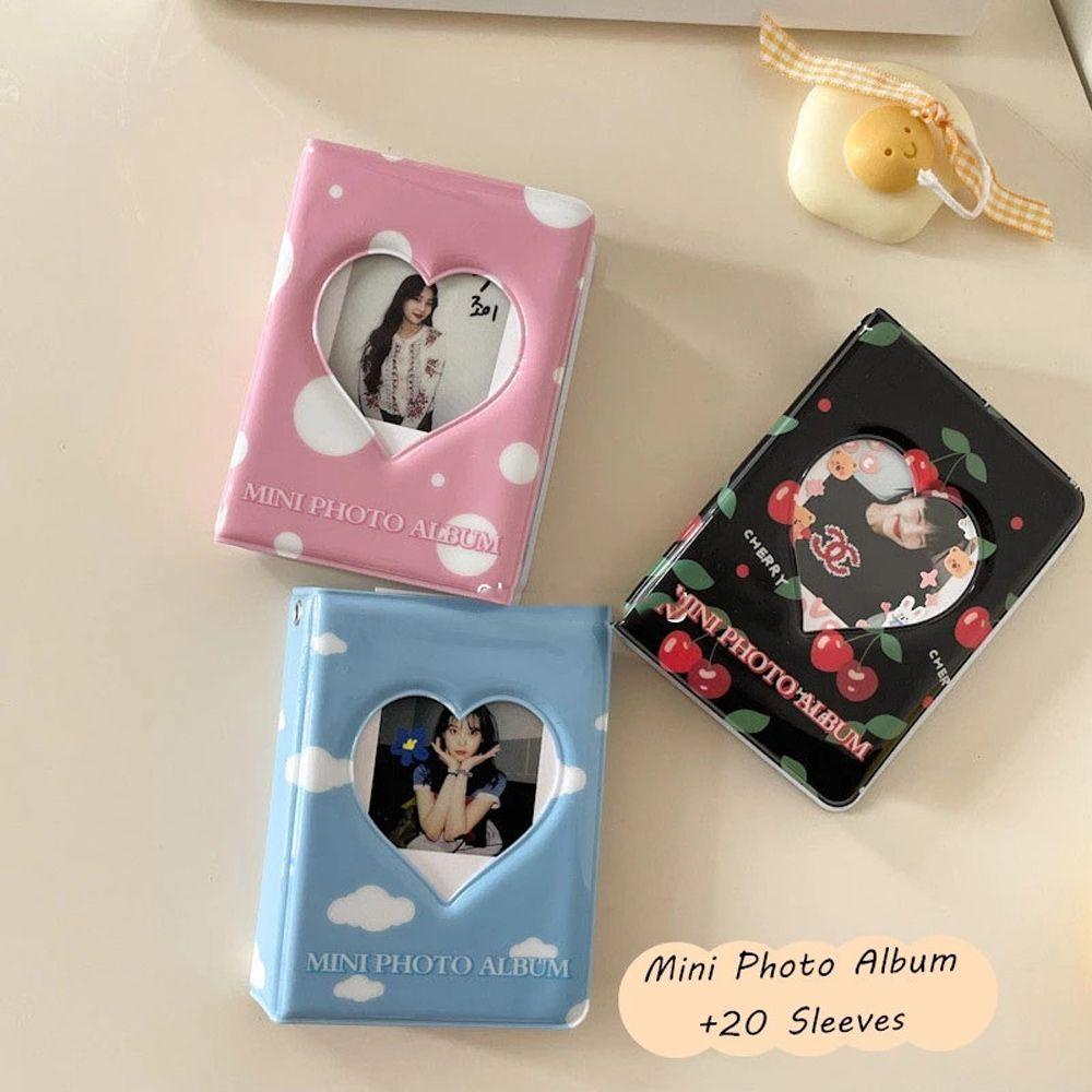 Album Foto Agustinina 3inch 40saku Tempat Photocard ID Holder Card Stock Collect Book Kartu Nama Buku