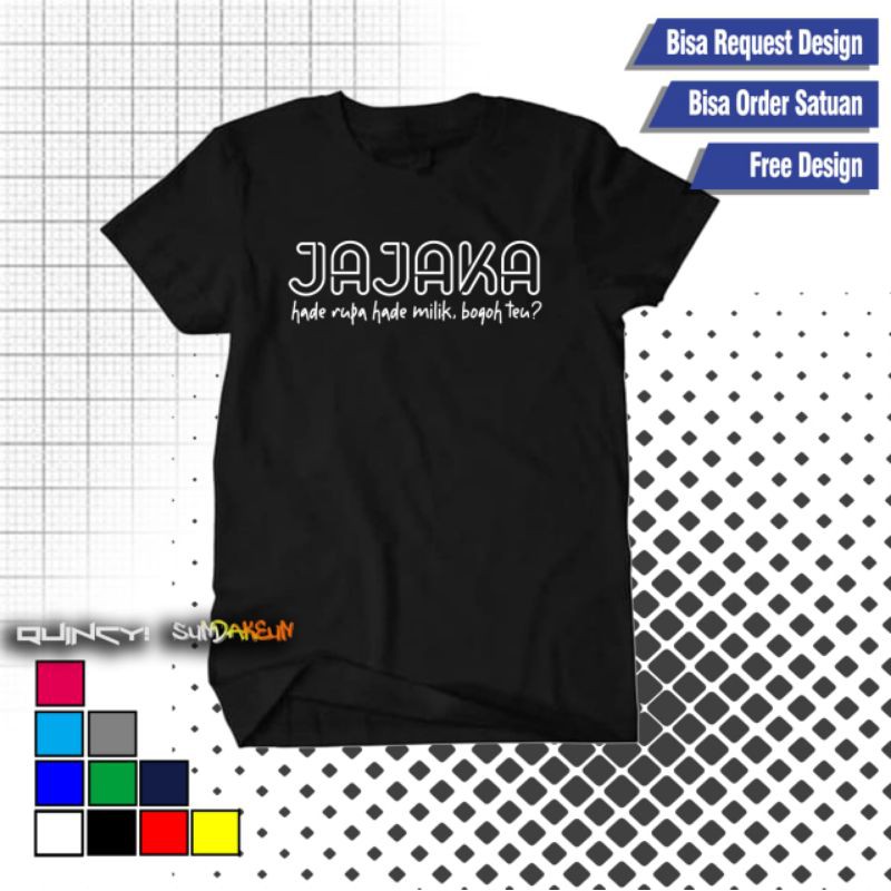 Kaos Sunda Jajaka Keren Murah Kaos Tulisan Sunda