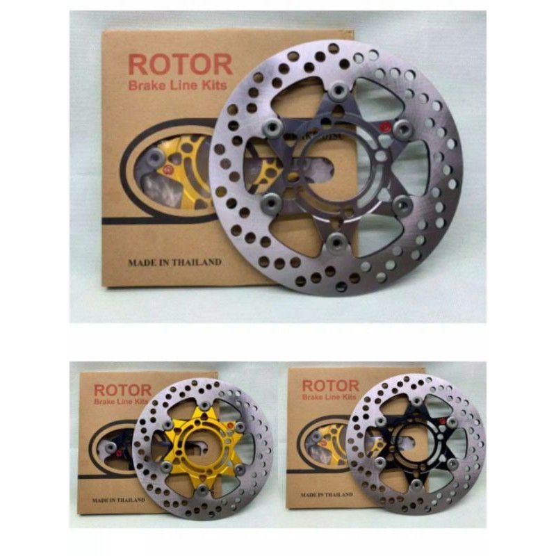 DISC PIRINGAN CAKRAM DEPAN ROTOR 3 DIMENSI 220MM NOUVO XRIDE JUPITER MX VEGA FIZR MIO BEAT