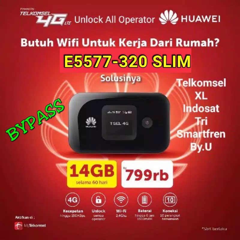 [BYPASS] HUAWEI E5577-320 MODEM WIFI UNLOCK 3G 4G ALL