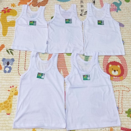 3 Pcs Singlet Anak / Kaos Dalam Anak Merk AGREE warna PUTIH