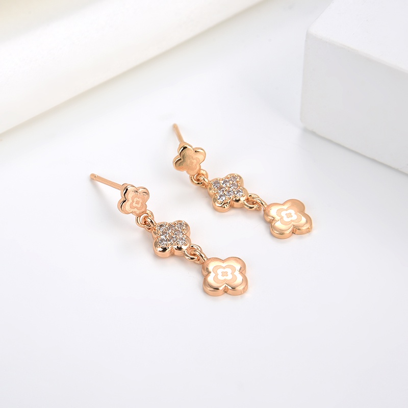 COD anting titanium wanita emas muda anti karat dewasa tusuk korea asli panjang dan luntur korea style selamanya dewasa 60e-142E