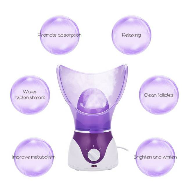 FACIAL STEAMER AIR HUMIDIFIER WAJAH PELEMBAB KULIT MUKA SAUNA UAP WAJAH