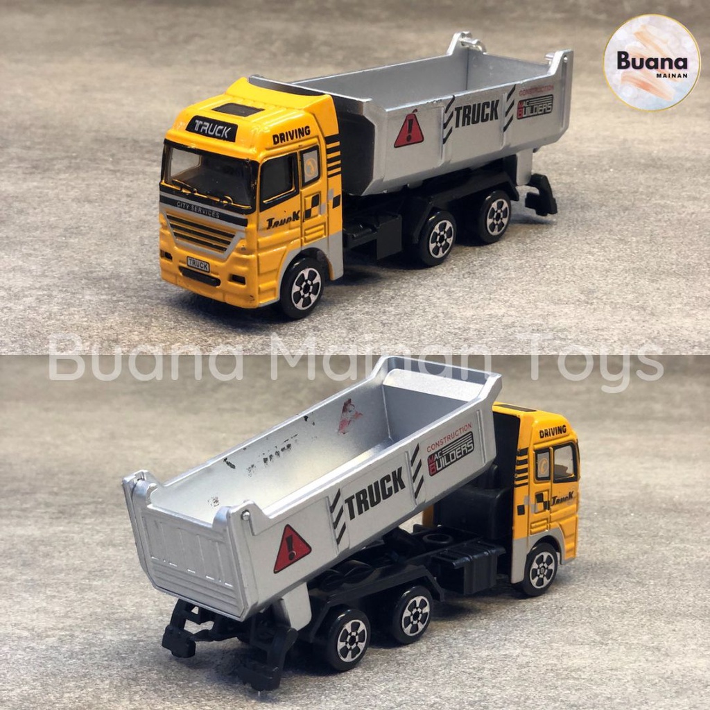 DIECAST METAL TRUCK SERIES 1:64 MAINAN MOBIL MOBILAN ANAK TRUK BEKO KONSTRUKSI