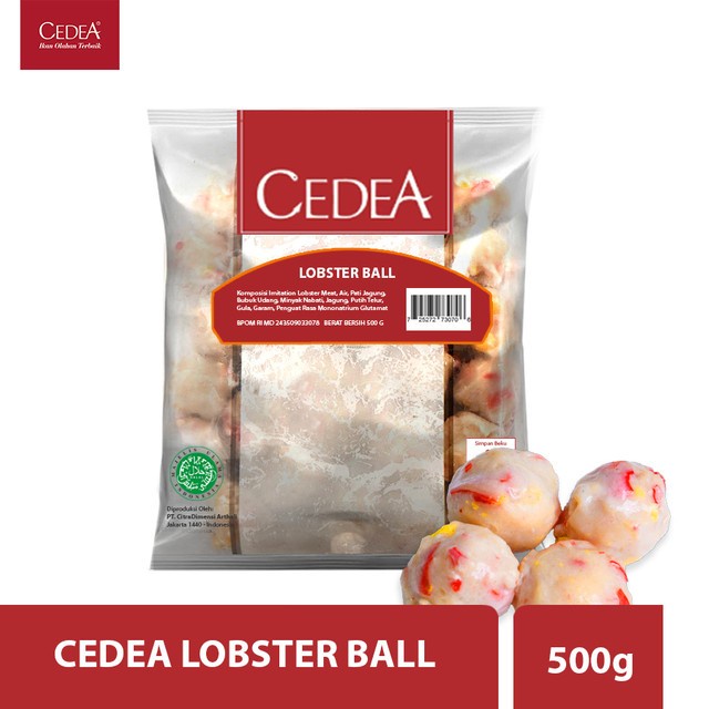 BASO LOBSTER BALL CEDEA BAKSO 500GR HALAL  ISI 29