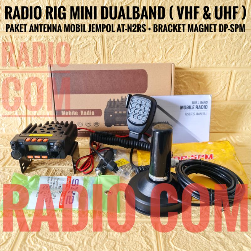 RADIO RIG MINI DUALBAND WEIRCOM WR9800 WEIRWEI UV9800 PLUS ANTENA BRACKET MAGNET DP SPM RIG MINI UV8900 MURAH