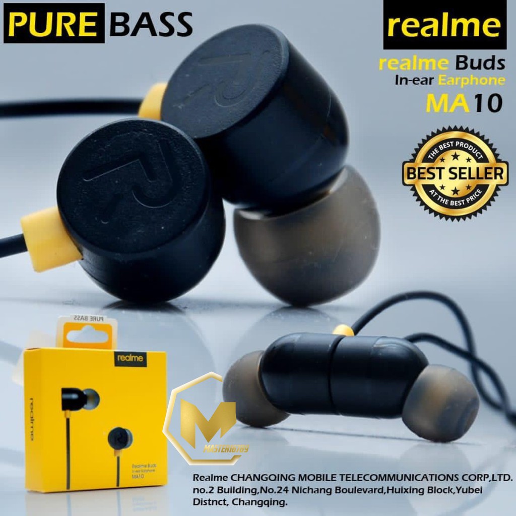 BM062 Handsfree Earphone Headset Realme Suara Bagus MA51