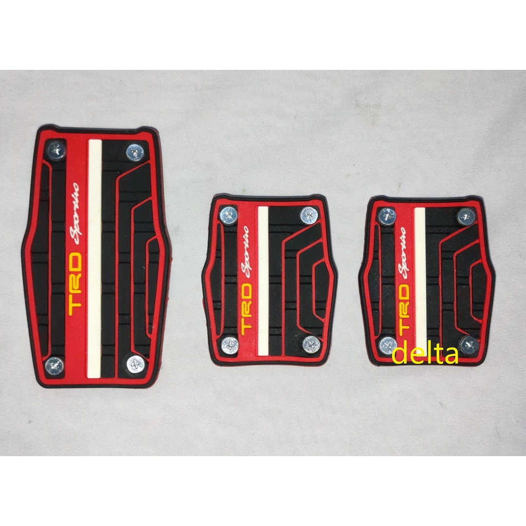 Pedal Gas Karet ISK Manual 3pcs Karakter Tulisan