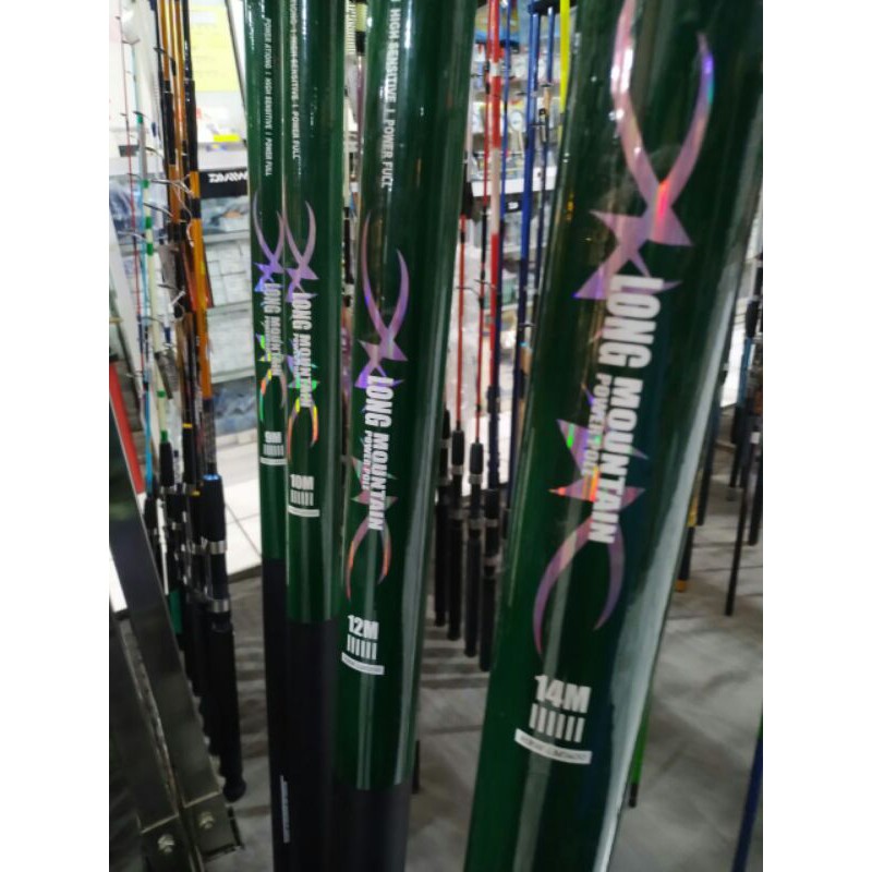 Joran Tegek 14 Meter Tebal Giant Flag Tongkat Bendera Supporter Long Mountain import diameter besar