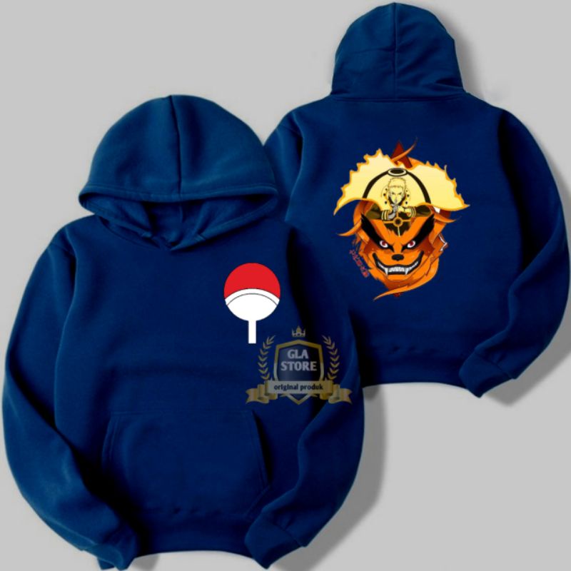 HOODIE ANAK ANIME NARUTO AND KURAMA/JAKET NARUTO 001-GLA STORE