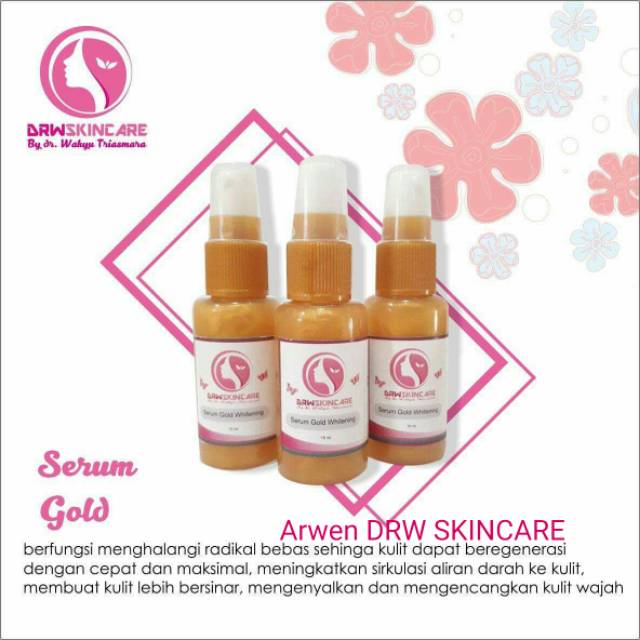 Drw Skincare 100 Ori Bpom Serum Scar Acne Vit Ce S Collagen Kojic Gold Glow Aha Bha Indonesia