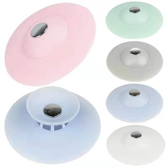 【GOGOMART】Avur 2 in 1 Flexible Drain Stopper Sink Strainer Plug tutup saringan