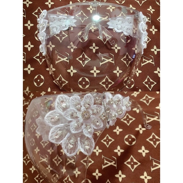 face shield akrilik acrylic nikah wedding wisuda