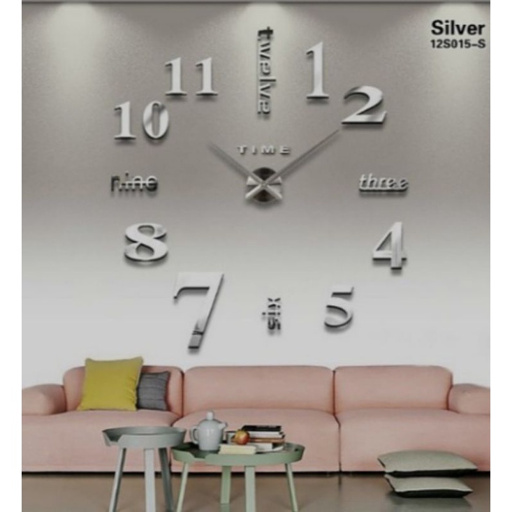 jam dinding raksasa diameter 130cm