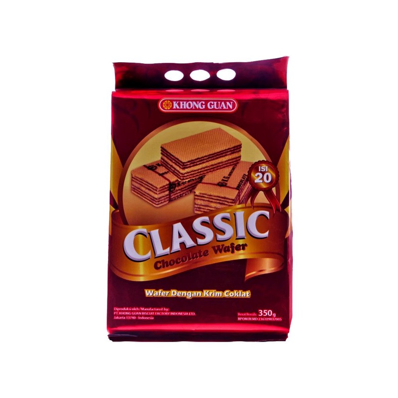 

Khong Guan Chocolate Wafer Classic 350G - Alhanan/04
