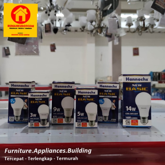 BOHLAM LAMPU HANNOCH - LAMPU LED - BASIC - HANNOCH