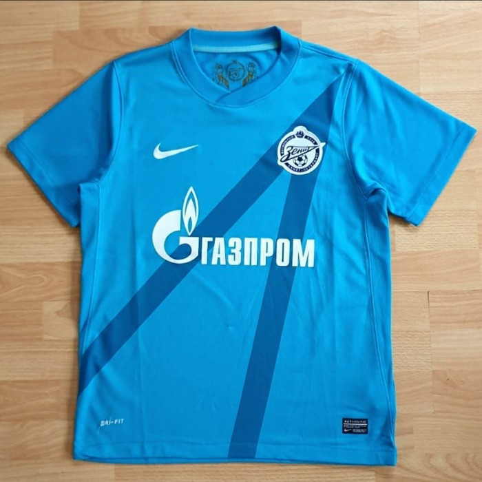 Jersey Zenit Saint Petersburg Home 2013-2014 Baju Bola Russia Langka Grade AAA Futsal