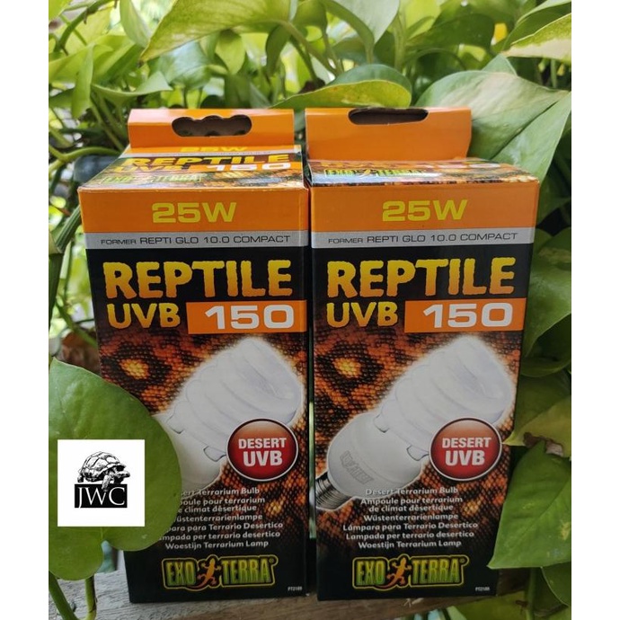 Exoterra UVB 150-25W/Pengganti sinar matahari Gurun Reptil Kadal kura