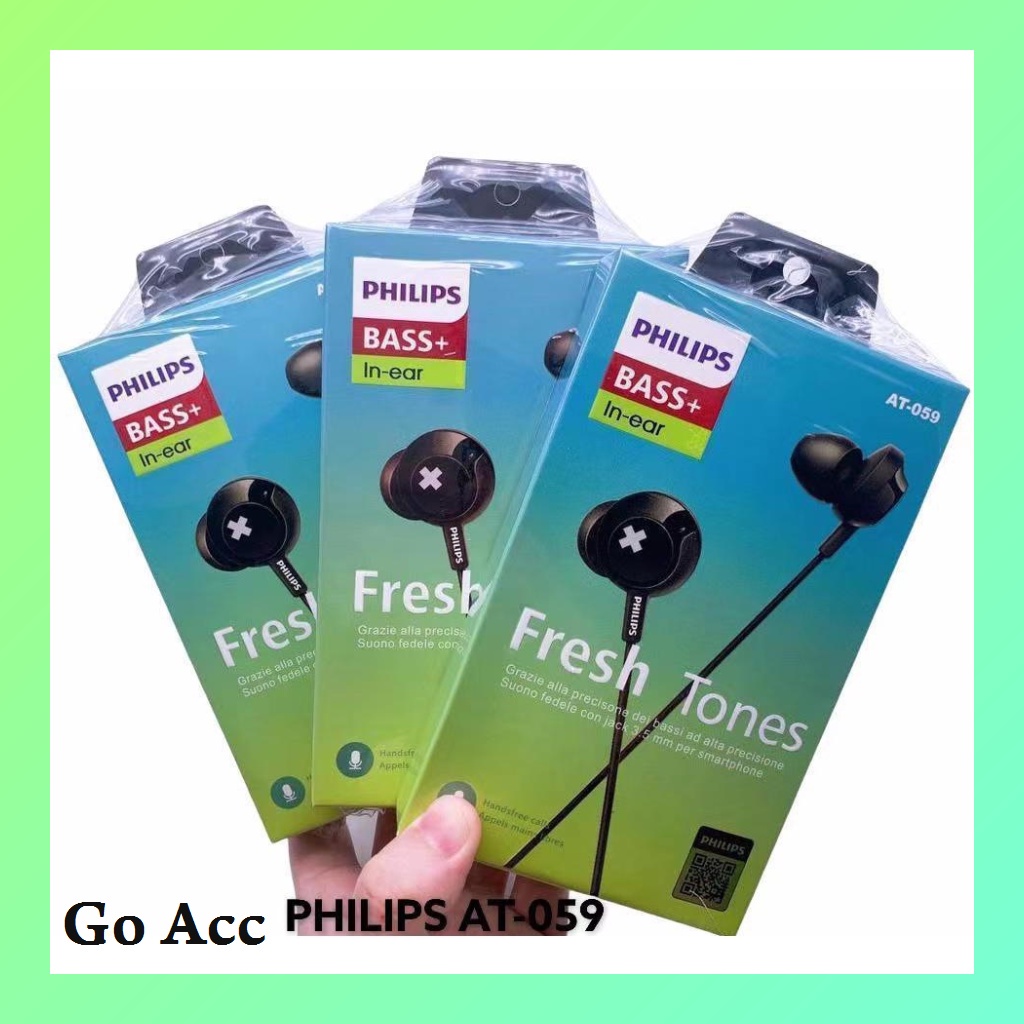 Headset Philips earphone music play MP3