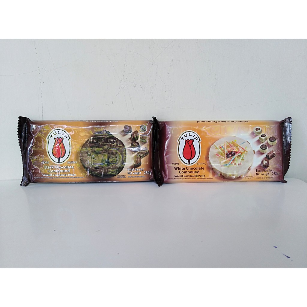 

Coklat Masak Tulip Chocolate / White Chocolate Bar 250gr