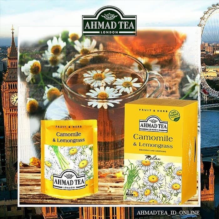 

Camomile & Lemongrass Herbal Infusions Ahmad Tea - tth547