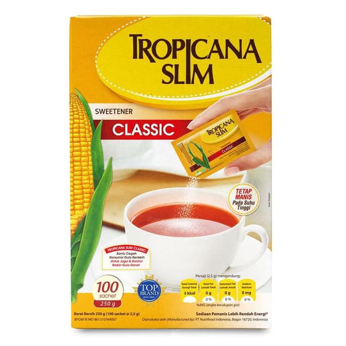 

BISA BAYAR DI TEMPAT Tropicana Slim Classic 100 sachet