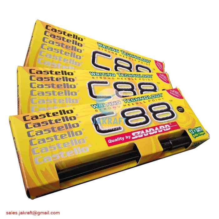 

TERBARU PULPEN STANDARD CASTELLO ISI 12 + 1 BONUS ANTI MACET SEPERTI GREEBEL