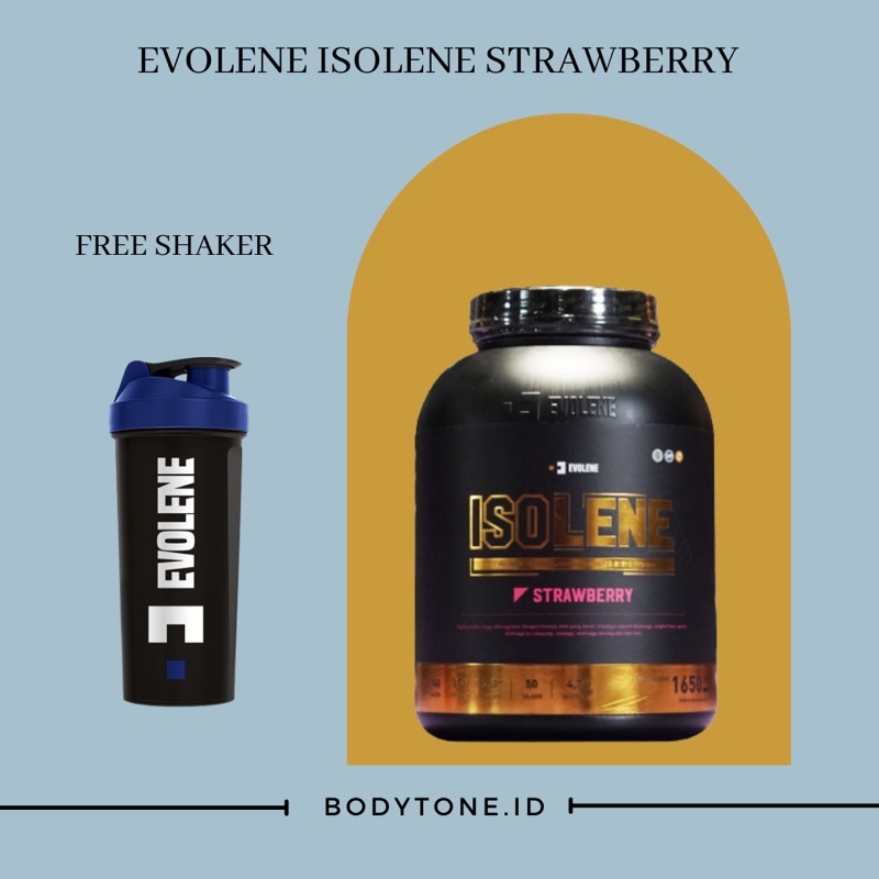 

ISOLENE EVOLENE WHEY PROTEIN 50 SACHETS RASA STRAWBERRY 100% ORIGINAL AGEN RESMI EVOLENE SUKOHARJO