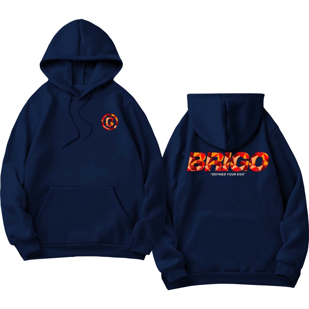 BRIGO Jumper Hoodie crystal II Sweater Hoodie BRIGO crystal Sablon DTF Fleece Cotton M-XXL (Pria &amp; Wanita) Free stiker&amp;Gantungan Kunci