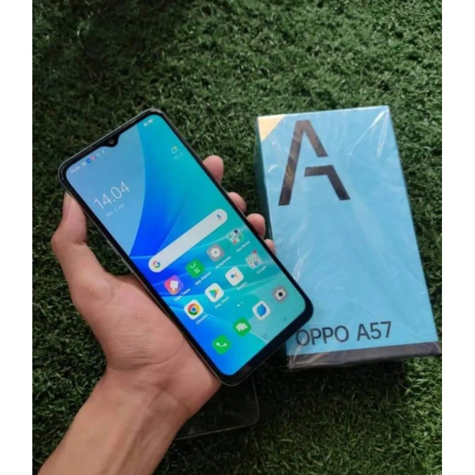 OPPO A57 4/64 SECOND RASA BARU LIKE NEW FULLSET