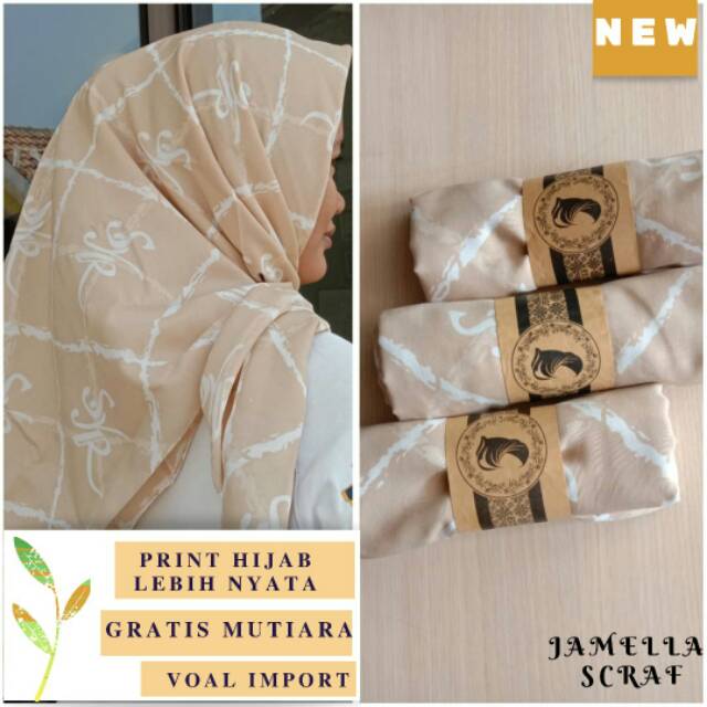 Kerudung/hijab Denay KW mtof syahrini